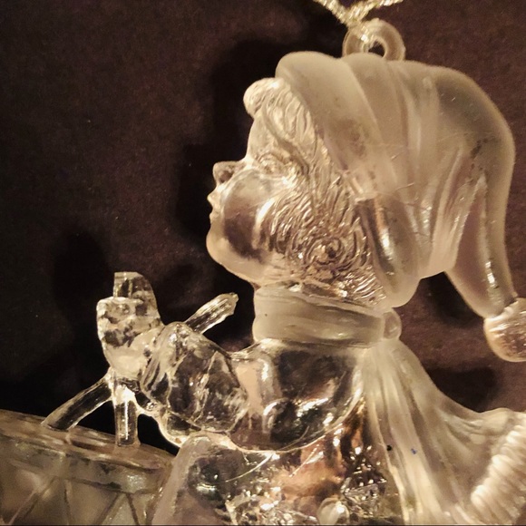 COPY - Frosted Ice look Little Drummer Boy Ornament - Picture 3 of 5